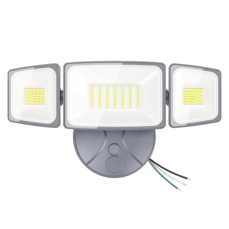 Onforu ضوء أمان LED من أونفورو 75 واط، 7000 لومن سطوع، ضوء فيضان خارجي مع تحكم في المفتاح، مقاوم للماء IP65، 6500 كيلفن أبيض، ضوء فيضان أمان خارجي مثبت على الحائط للرف، الفناء، المرآب، الشرفة - Image 1